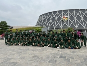 Trường THCS Thanh Bình phối hợp với Bảo tàng tỉnh Điện Biên thực hiện "Chuong trình trải nghiệm: Chúng em là chiến sĩ Điện Biên"
