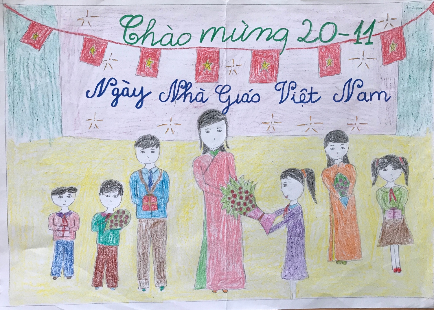 Kỷ niệm 35 năm Ngày Nhà Giáo Việt Nam 20/11 là một dịp đặc biệt để chúng ta cùng nhau tri ân, tôn vinh những người thầy đã mang đến cho chúng ta kiến thức và lòng yêu nghề. Hãy xem hình ảnh để cùng nhau chia sẻ và gửi tặng những lời chúc tốt đẹp nhất đến các thầy cô giáo của mình.